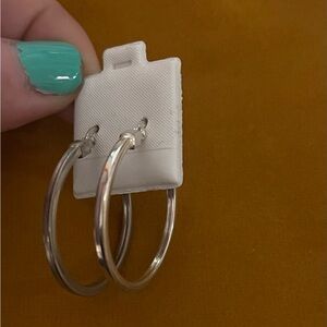 Sterling Silver Hoop Earrings